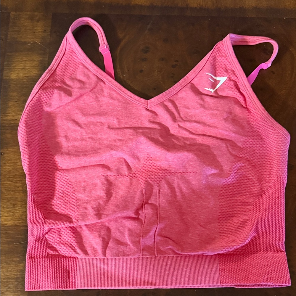 Gymshark Women's Pink tank top